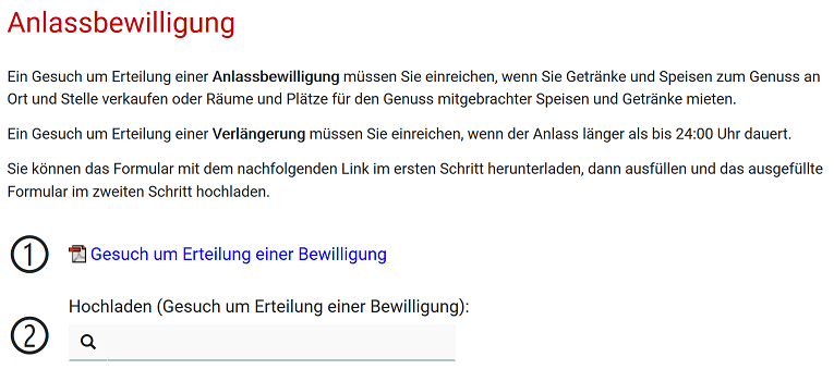 Bewilligung